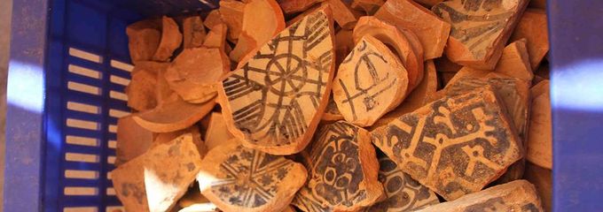 Unas obras de canalización en Paterna descubren toneladas de cerámica medieval