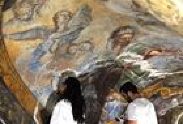 Descubren los frescos originales de la Iglesia de San Nicolás de Valencia