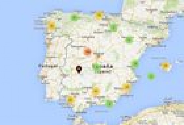 Los 597 puntos negros de las carreteras de España en un mapa interactivo