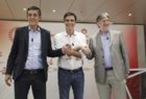 Madina y Sánchez se cruzan reproches, aunque los tres cumplen con su compromiso de 
