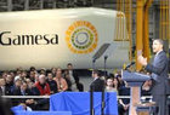 Gamesa vuelve al ataque en bolsa apoyado en un elevado volumen