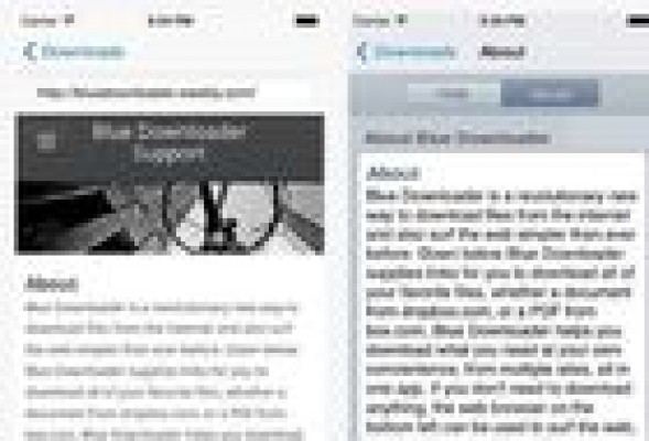 Blue Downloader, la 'app' torrrent que ha llegado a la Apple Store