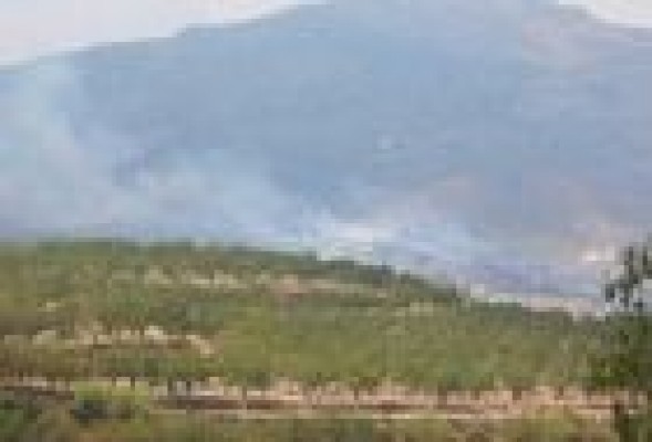 Declarado otro incendio forestal en Alcoi