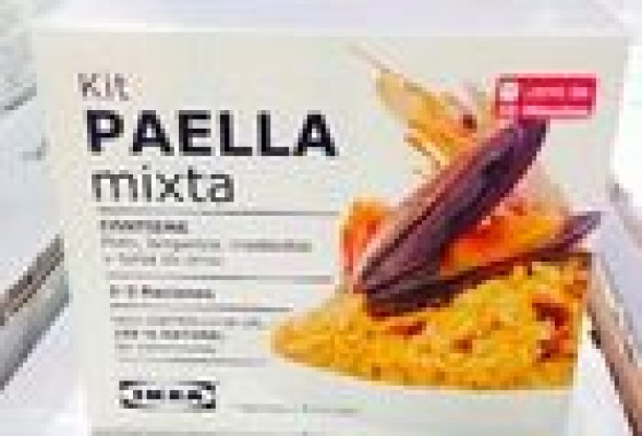 Paella mixta en Ikea: Pollo, longaniza, marisco y lista para comer en 20 minutos