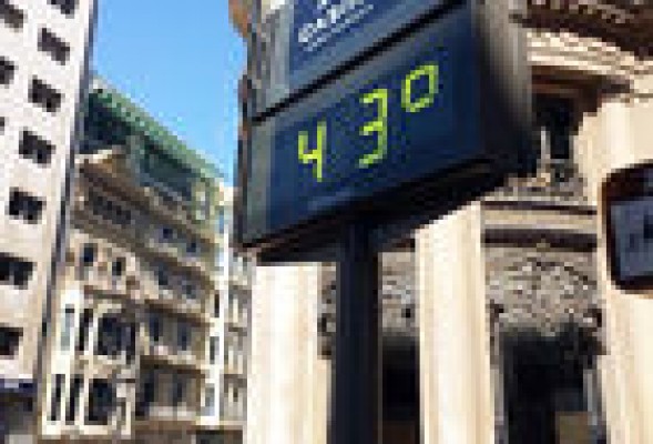 Valencia supera los 40º