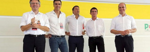 Pedro Sánchez y otros líderes socialistas se presentan como alternativa a la austeridad