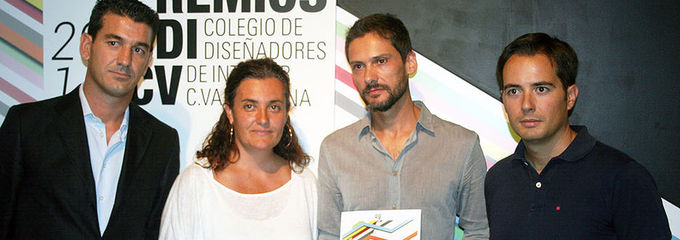 Carlos Guerra, ganador de la 3ª edición de los premios de los diseñadores de interior valencianos