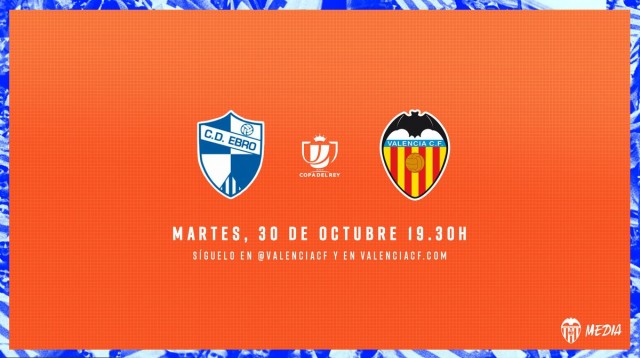 Sigue en directo el CD Ebro - Valencia CF