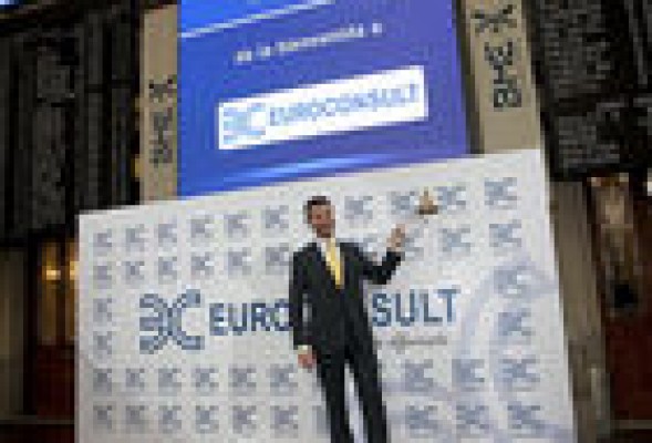Euroconsult debuta en el MAB a lo grande tras subir un 50% en su primer cambio