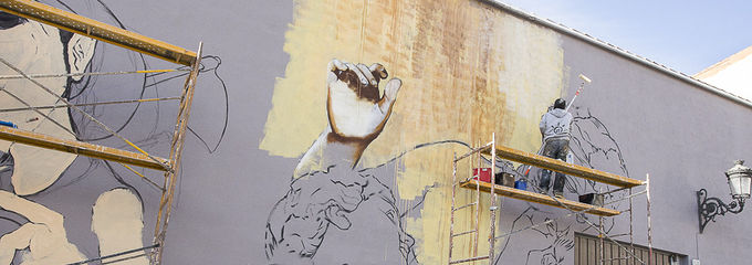 El festival de arte urbano Intramurs apura sus últimos días