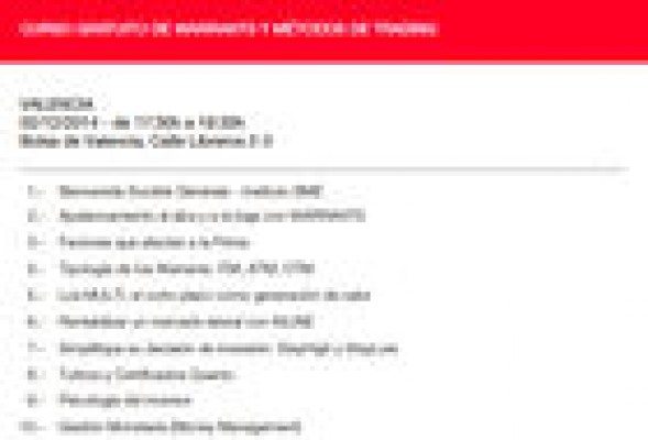 SG presenta mañana en Valencia sus claves de inversión en bolsa