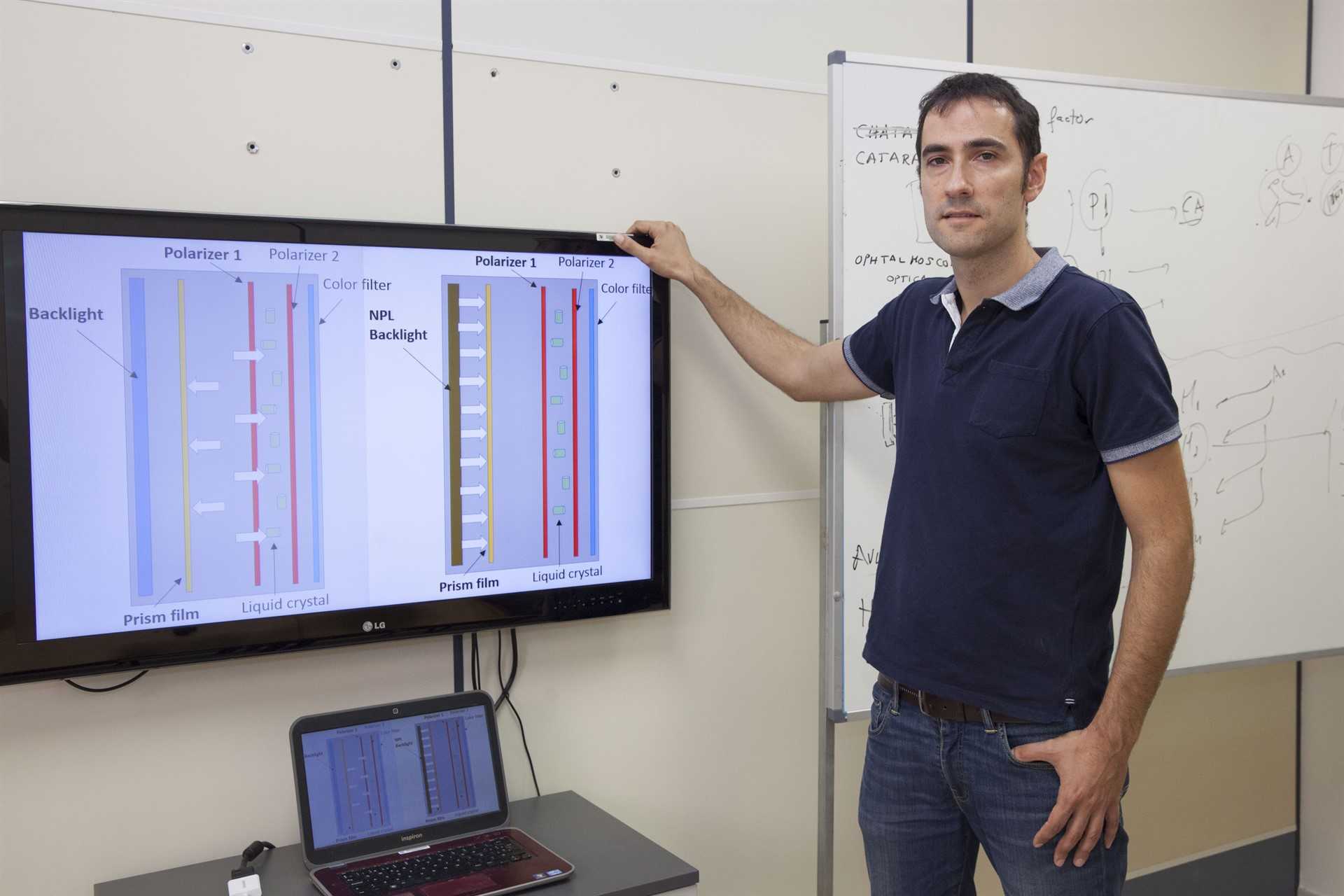 La UJI participa en el diseño de nanoláminas con gama de colores ampliada para pantallas LCD y LED