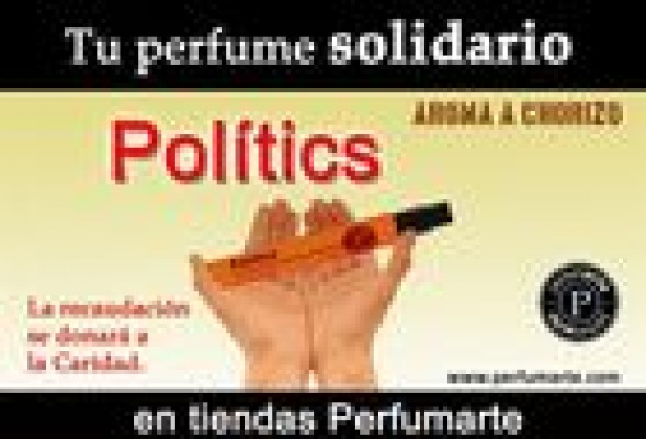 Perfumarte lanza el perfume 'Polítics' con aroma a chorizo cuya recaudación se destinará a una ONG