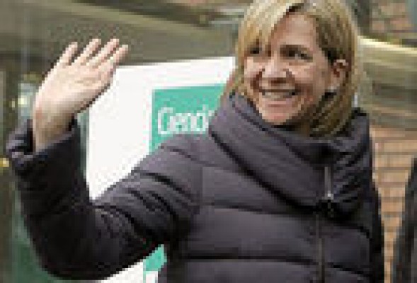 La Infanta Cristina se equivoca de cuenta al pagar la fianza de 580.000 euros