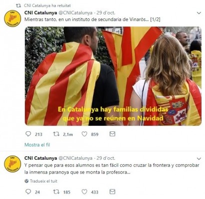 La Conselleria investigará una supuesta grabación en Vinaròs contra el 'procés' catalán