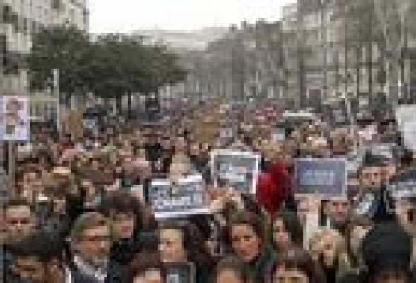 Manifestaciones de solidaridad y repulsa en ciudades de todo el mundo