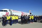 El Villarreal CF estrena tras cuatro años el aeropuerto de Castellón