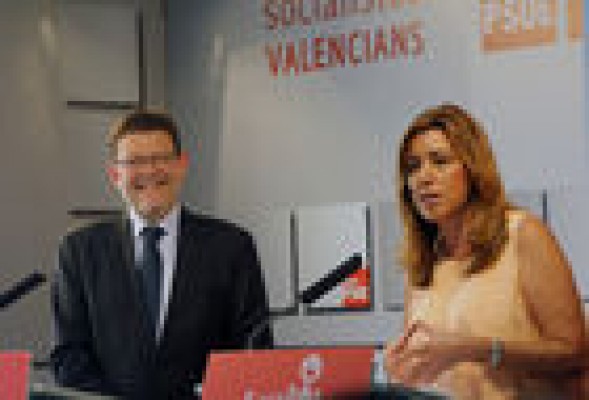 El PSPV fía su éxito en las elecciones a que la andaluza Susana Díaz pinche el soufflé de Podemos en marzo