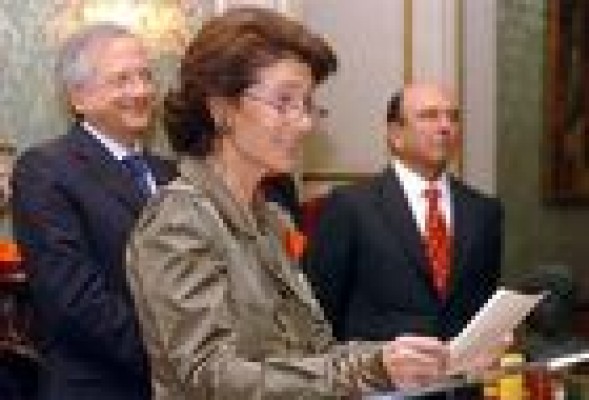 Jugosa herencia: Paloma O'Shea recibe 6 millones de acciones del Santander