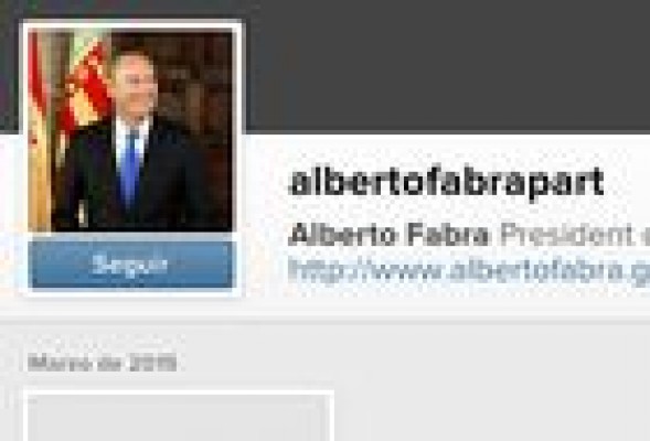 Alberto Fabra se abre cuenta en Instagram