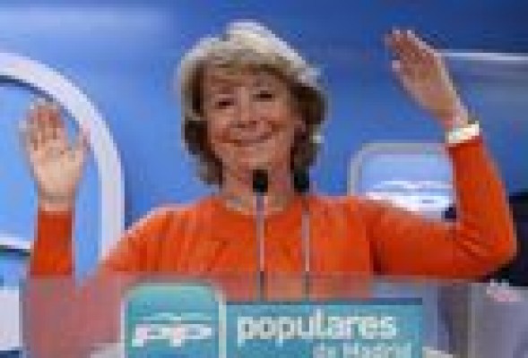 Cifuentes, candidata a la Comunidad de Madrid y Aguirre, a la capital