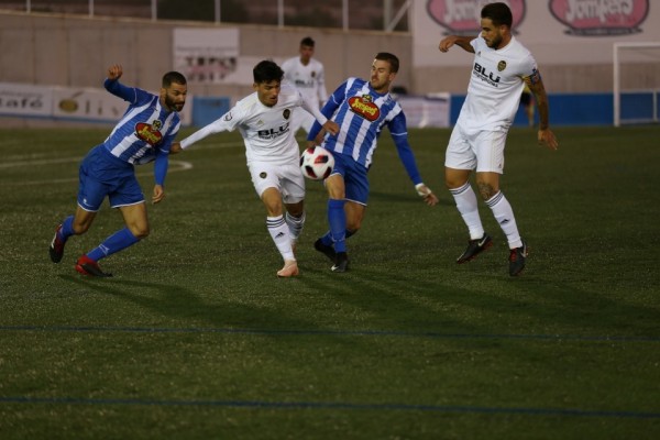 La efectividad de la SD Ejea doblega al VCF Mestalla