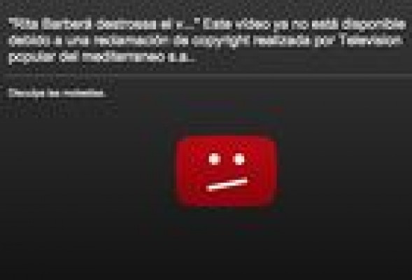 TV Mediterráneo 'borra' el vídeo del #caloret de YouTube al reclamar sus derechos de Copyright