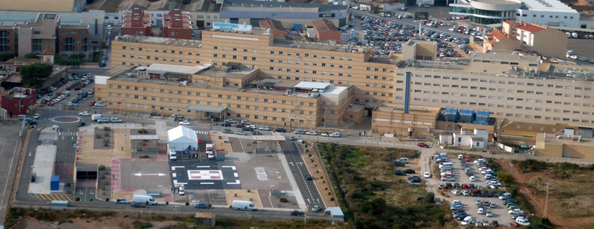 Panorámica del entorno del Hospital General de Castellón. (Foto: SANITAT) - 