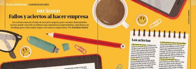 Fallos y aciertos al hacer empresa, un decálogo de @EstefPastor