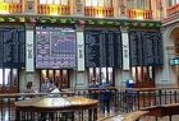 Santander y BBVA tiran del Ibex 35 a media sesión y lo acercan a los 11.500 puntos