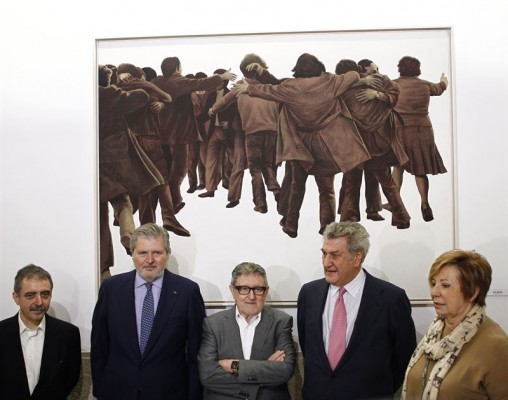 Juan Genovés, crítico con el uso que se hace de su obra 'El abrazo' en el Congreso
