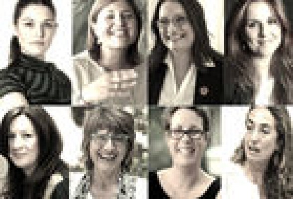 Ocho candidatas para influir en el futuro tablero político de la Generalitat Valenciana