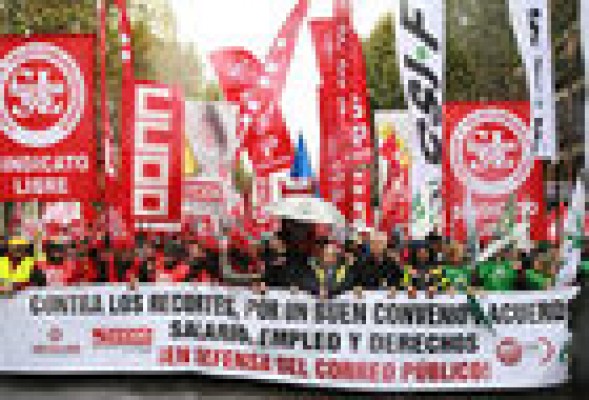 Los trabajadores de Correos inician el jueves huelgas y paros parciales