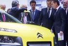 Mariano Rajoy, al volante del C4 Cactus, fabricado en España