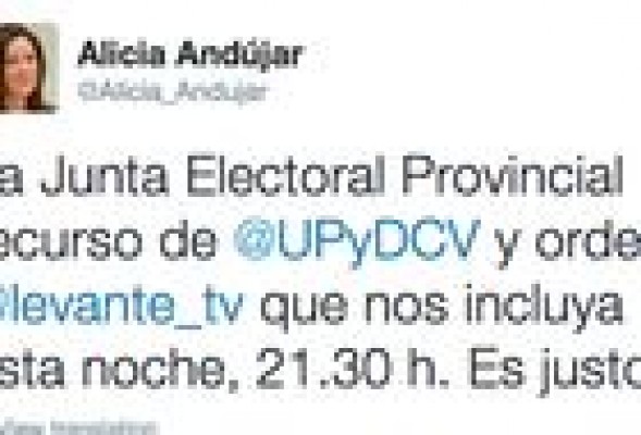 La Junta Electoral obliga a incluir a UPyD en el debate de esta noche en Editorial Prensa Ibérica
