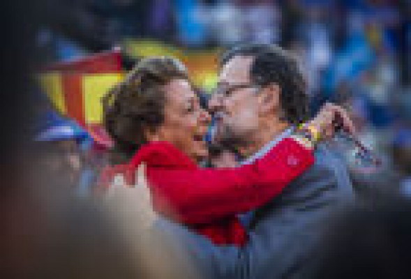 MITIN DEL PP EN VALENCIA. 'Rajoy se pone al lado de Barberá'