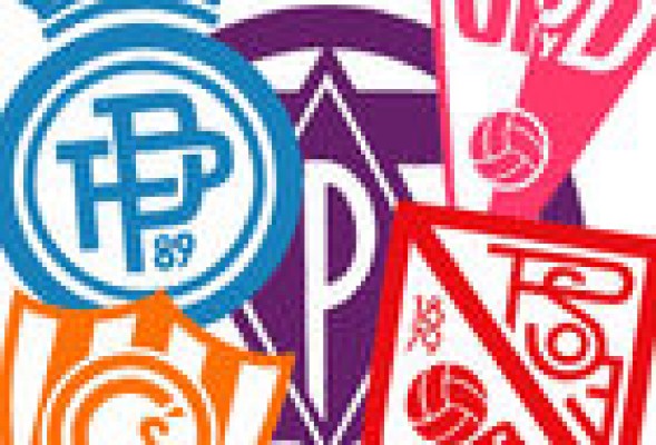 El ilustrador valenciano Lawerta convierte a los partidos políticos en escudos de fútbol
