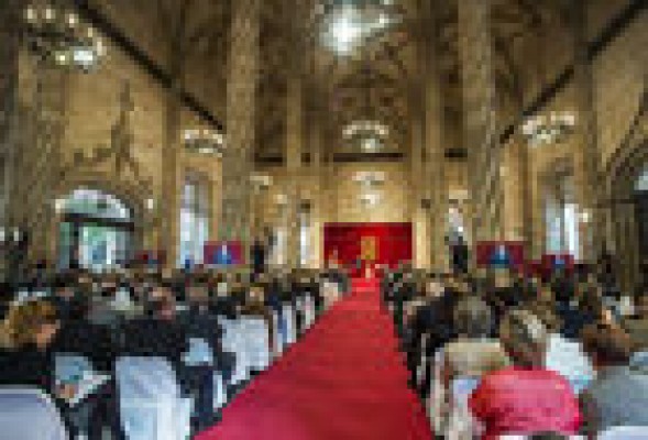 Los Nobel reunidos en Valencia por los Premios Jaume I debaten sobre el mecenazgo