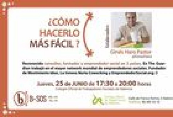 El emprendedor social Ginés Haro clausurará la lanzadera valenciana de empleo B-SOS