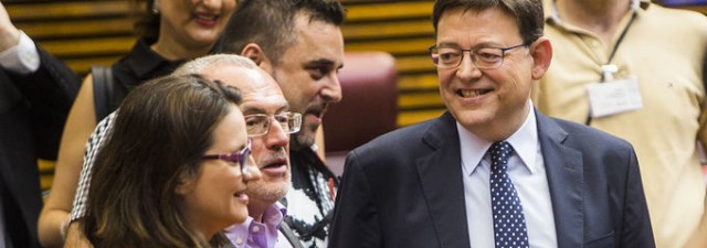 Montiel da la sorpresa y Oltra muestra su perfil más institucional