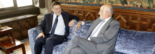 Ximo Puig y Juan Roig se reúnen en el Palau