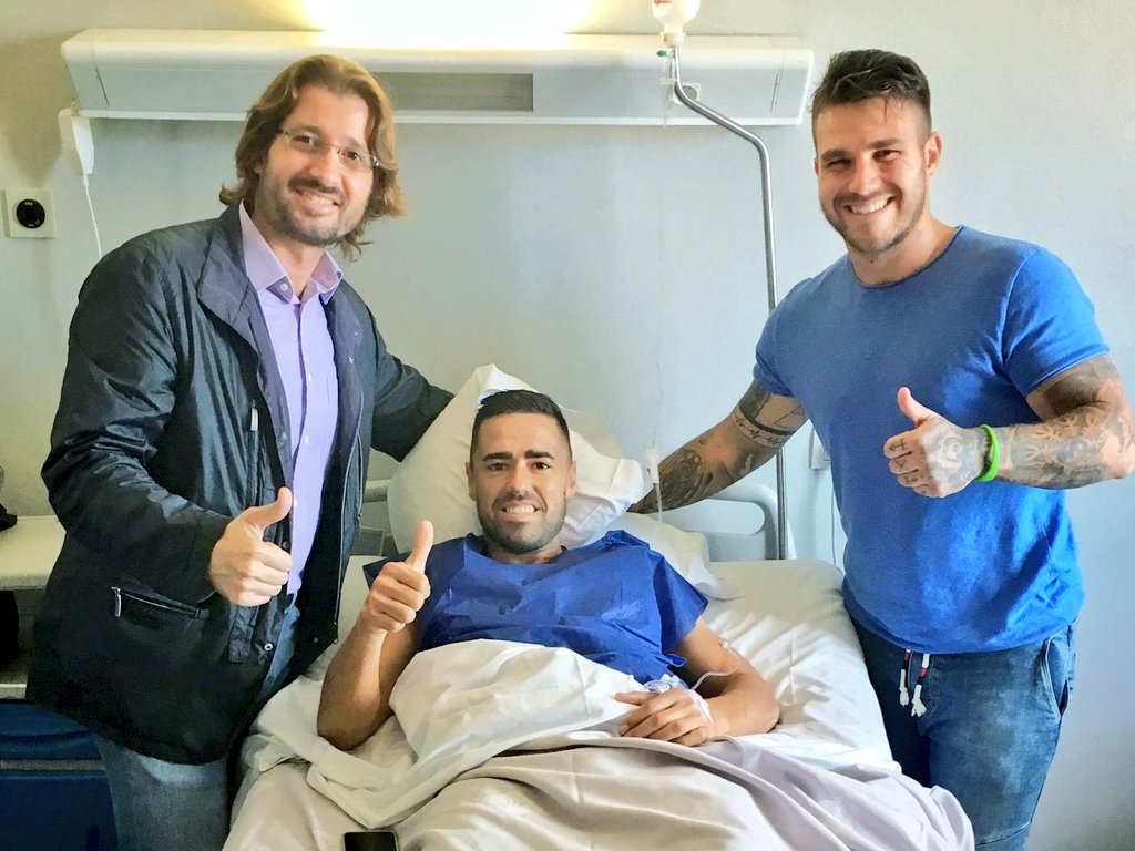 El central albinegro Paco Regalón es operado con éxito del menisco y volverá a jugar en dos meses