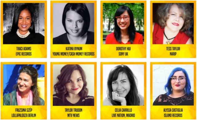 Once mujeres clave de la industria musical en el mundo se reúnen en Valencia