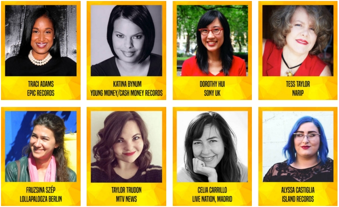 Once mujeres clave de la industria musical en el mundo se reúnen en Valencia