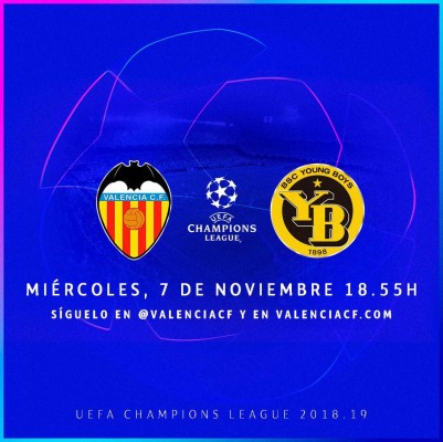 Sigue en directo el Valencia CF - BSC Young Boys