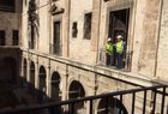 La restauración del Palacio del Temple estará concluida en noviembre de 2016