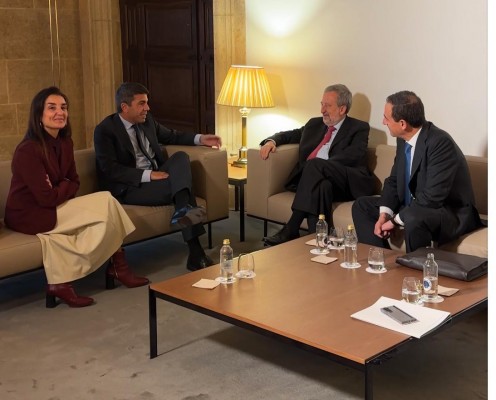 Mazón se reúne con CaixaBank antes de la presentación de resultados de la entidad 