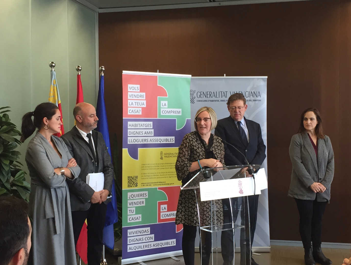 La Generalitat Valenciana comprará 100 viviendas en 2018 que servirán de alquiler social