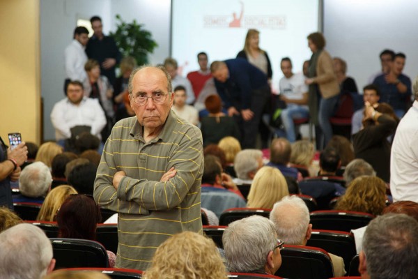 Acto de la candidatura de Pedro Sánchez en Alicante (fotos PEPE OLIVARES)