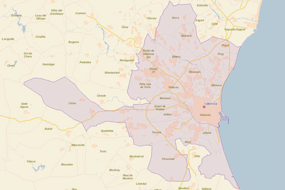 Diez cifras sobre la 'megaciudad' de Valencia con la que sueña Ribó
